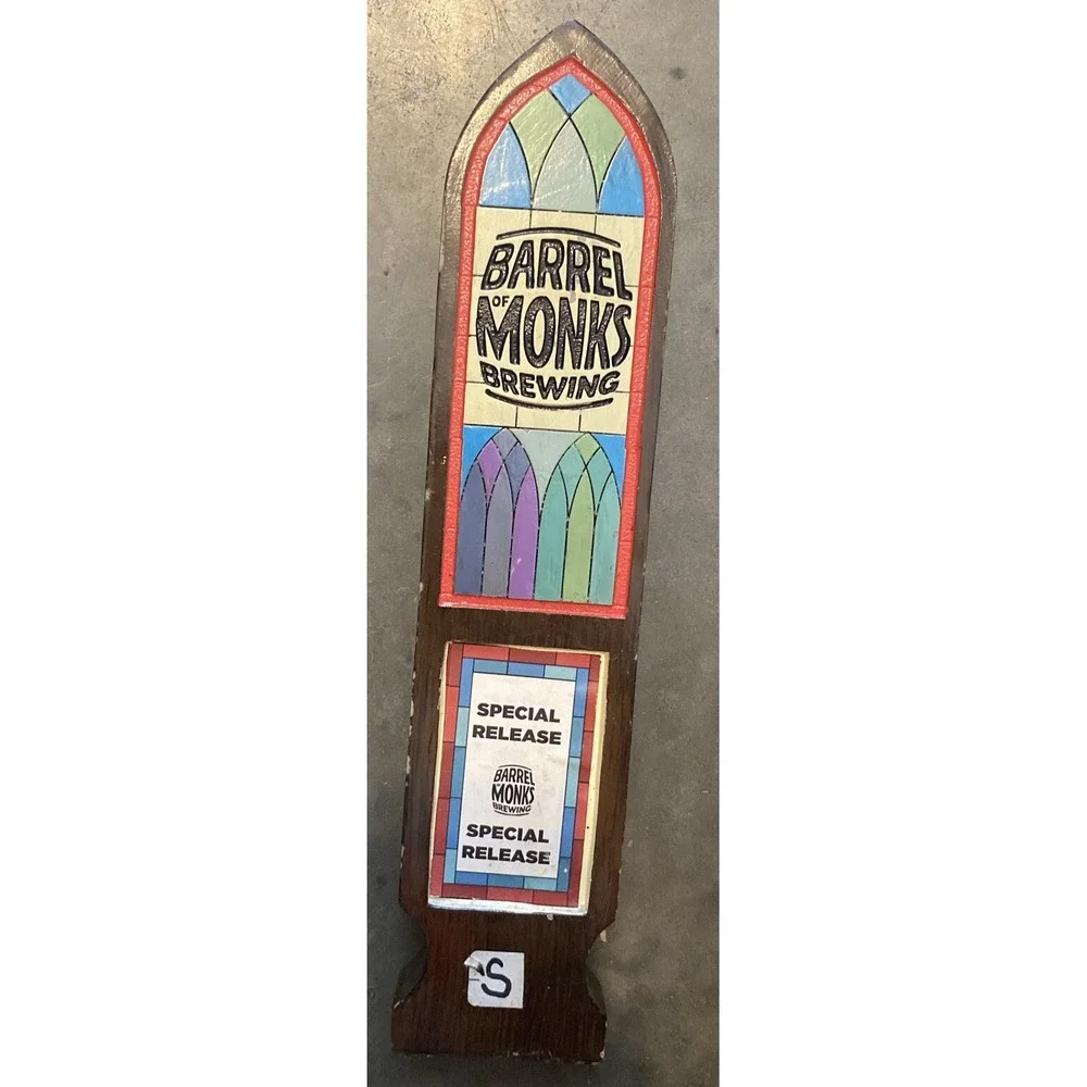 Beer Tap Handle Barrel of Monks Brewing Beer Tap Handle FREE SHIPPING